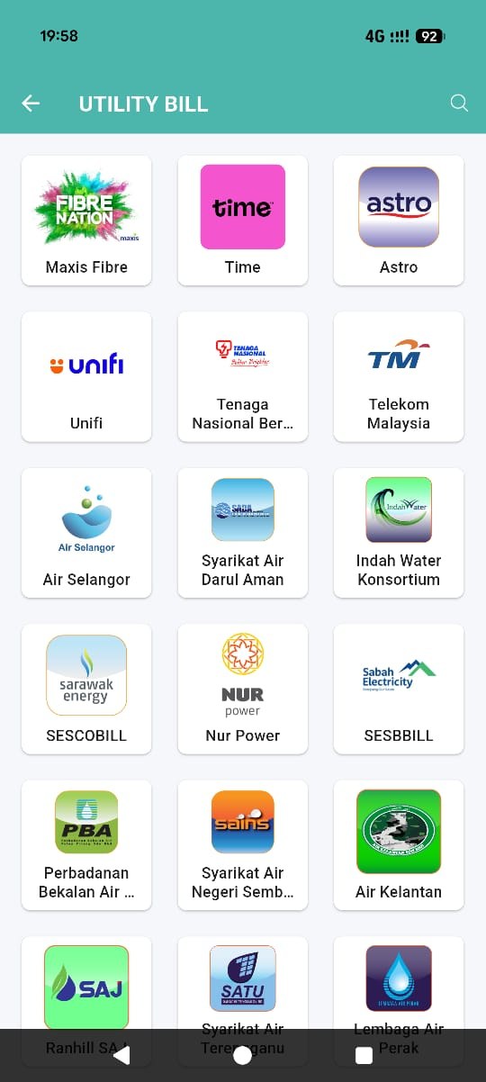 Paparan aplikasi OTA MY 5